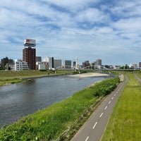Photo taken at 豊平橋 by のすけ。 on 6/15/2023