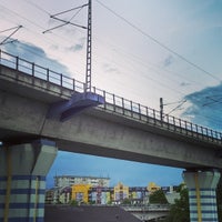 Photo taken at Perleberger Brücke by Thomas S. on 6/7/2015