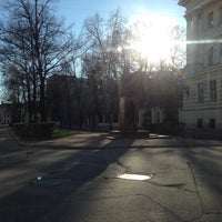 Photo taken at Academician Pavlov Monument by Aleksandra B. on 5/3/2016