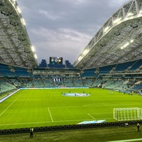 Photo taken at Fisht Olympic Stadium by Pavel P. on 3/2/2022