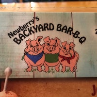 Photo taken at Newberry&amp;#39;s Backyard BBQ by Rick C. on 5/6/2016
