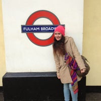Photo taken at Fulham Railway Bridge by Daniela G. on 12/22/2012