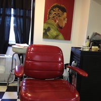 Photo taken at Broad Ripple Barber Shop by Eric A. on 10/25/2012