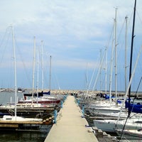 Photo taken at Sheboygan Harbor Center Marina by Sasithorn S. on 5/28/2012