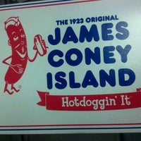 Photo taken at James Coney Island by Michelle M. on 7/4/2012