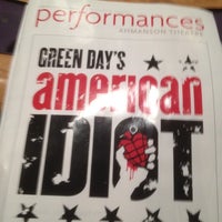 Photo taken at Green Day&amp;#39;s American Idiot @ the Ahmanson Theatre by Cheese B. on 4/22/2012