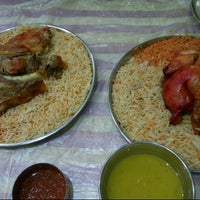 Photo taken at Tibba Restaurant For Mandi &amp;amp; Madhbi by Beny Y. on 9/8/2012