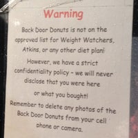 Back Door Donuts 75 Tips