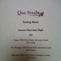 Photo taken at Que Syrah by Adam H. on 4/18/2012