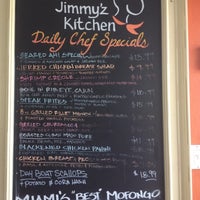 Photo taken at Jimmy&amp;#39;z Kitchen SoBe by Daddy F. on 2/21/2012