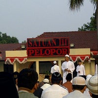Photo taken at Lapangan Patung Korps Brimob by Lucky J. on 8/18/2012