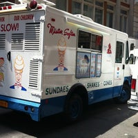 Photo taken at Mister Softee Truck by Manisha on 7/3/2012