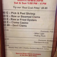 Photo taken at Snockey&amp;#39;s Oyster &amp;amp; Crab House by Tracy H. on 5/15/2012
