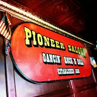 Photo taken at Pioneer Saloon by Angela on 4/22/2012