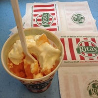 Photo taken at Rita&amp;#39;s by Courtney W. on 7/10/2012