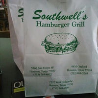 Photo taken at Southwell&amp;#39;s Hamburger Grill by Mya J. on 4/18/2012