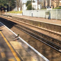 Photo taken at Kew Bridge Railway Station (KWB) by Ben D. on 3/26/2012