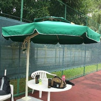 Photo taken at Choa Chu Kang Tennis Court 1-2 by Girang I. on 5/20/2012