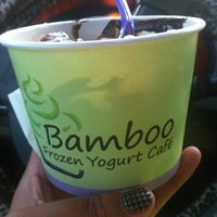 Photo taken at Bamboo Frozen Yogurt Café by Chanel T. on 8/7/2012