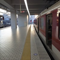 Photo taken at 近鉄 京都駅 降車専用ホーム(旧2・3番ホーム) by Shunya H. on 4/14/2012