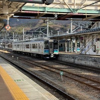 Photo taken at Shinano-Ōmachi Station by quiche on 1/7/2024