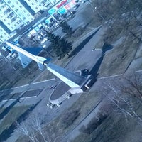 Photo taken at Памятник самолету МИГ-21Ф by Татьяна Ч. on 4/16/2014