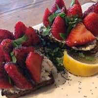 Photo taken at Le Pain Quotidien by Poppy B. on 8/16/2019