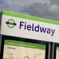 Photo taken at Fieldway London Tramlink Stop by Patrick B. on 8/17/2019