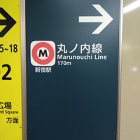 Photo taken at Shinjuku-nishiguchi Station (E01) by きんちゃん 韓. on 10/16/2023