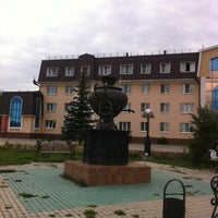 Photo taken at Памятник самовару by Vasilya on 9/5/2014