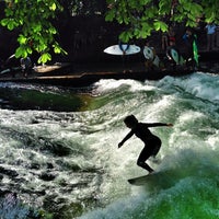 Eisbachwelle Surf Spot In Englischer Garten Sud