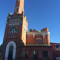 Photo taken at Закабанная мечеть им. 1000-летия принятия Ислама by Оля У. on 7/12/2014