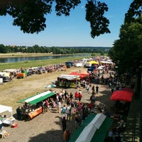 Photo taken at Elbeflohmarkt by Stefan P. on 7/11/2015