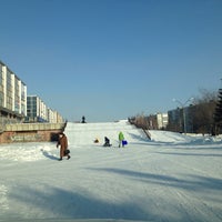 Photo taken at Центральная горка by Denis K. on 2/15/2014