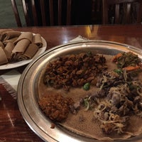 Photo taken at Rosalind&amp;#39;s Ethiopian Restaurant by Dmitri K. on 11/9/2015