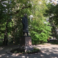 Photo taken at Памятник Александру Блоку by Алексей Т. on 5/26/2017