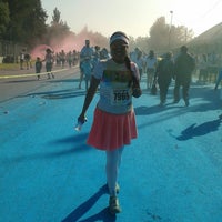 Photo taken at Carrera The Color Run by Cereza on 12/7/2014