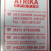 Apotik Atrika - Sawah Besar - 0 tips