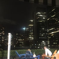 Photo taken at The Pod Hotel&amp;#39;s Rooftop Terrace by Jade K. on 9/3/2016