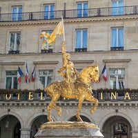 Photo taken at Statue Équestre de Jeanne d&amp;#39;Arc by Jonathan B. on 9/16/2023