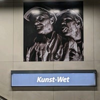 Photo taken at Kunst-Wet (MIVB) by Stefano P. on 5/26/2022