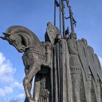 Photo taken at Монумент в память о Ледовом побоище by Stefano P. on 3/8/2021