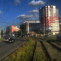 Photo taken at Остановка «Колледж Сфера» by Бавильский Д. on 9/14/2014