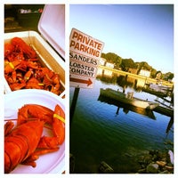Photo taken at Sanders Lobster Company by Geoff P. on 7/4/2013