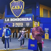 Photo taken at Estadio Luis Conde &quot;La Bombonerita&quot; (Club Atlético Boca Juniors) by Fábio C. on 4/15/2017