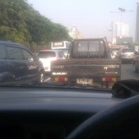 Photo taken at Gerbang Tol Tebet 2 by Junny A. on 9/8/2014