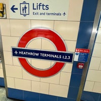 Photo taken at Heathrow Terminals 2 &amp;amp; 3 London Underground Station by 용호 신. on 12/13/2023
