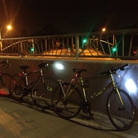 Photo taken at Baum Bicycle Bridge by Ilunga C. on 5/29/2013