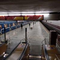 Photo taken at Станция метро «Молодёжная» by Artyom P. on 12/29/2018