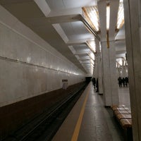 Photo taken at Станция метро «Площадь Победы» by Artyom P. on 1/9/2021